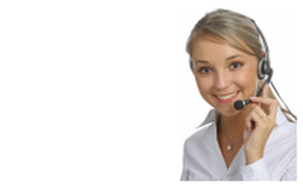 Lady in shipping container call centre