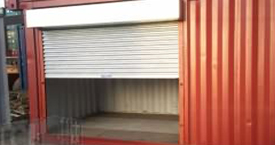 Roller shutter fitted